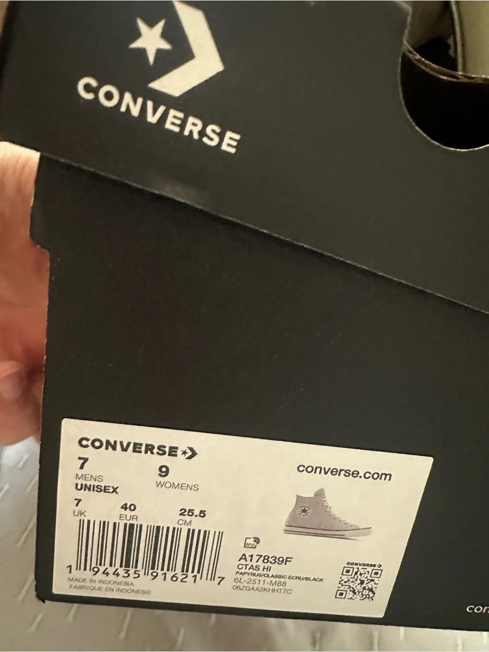Converse Chuck Taylor® All Star® High Top Sneakers - Beige Canvas - Picture 3 of 13